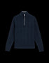 Cotton Blend Cable Funnel Neck Jumper